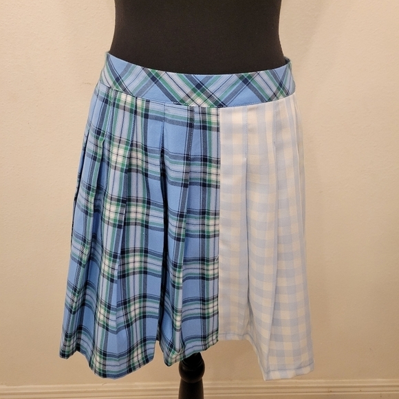 Forever 21+ Reworked Plaid Mini Skirt, NWT, Size 0X - Picture 5 of 12